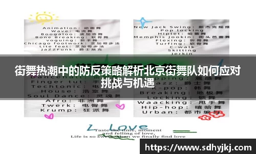 街舞热潮中的防反策略解析北京街舞队如何应对挑战与机遇